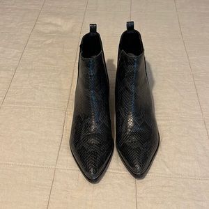 Marc Fisher black booties